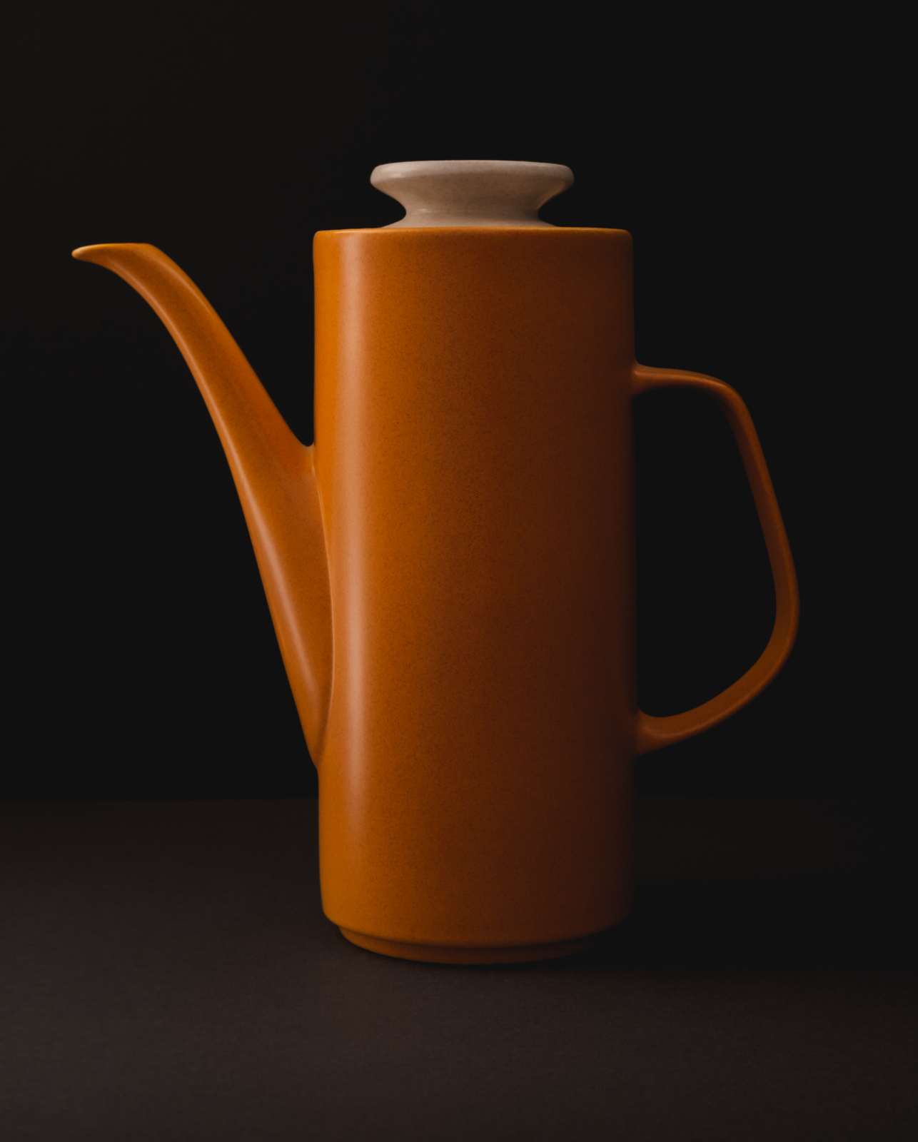 1970s Orange Coffee Pot